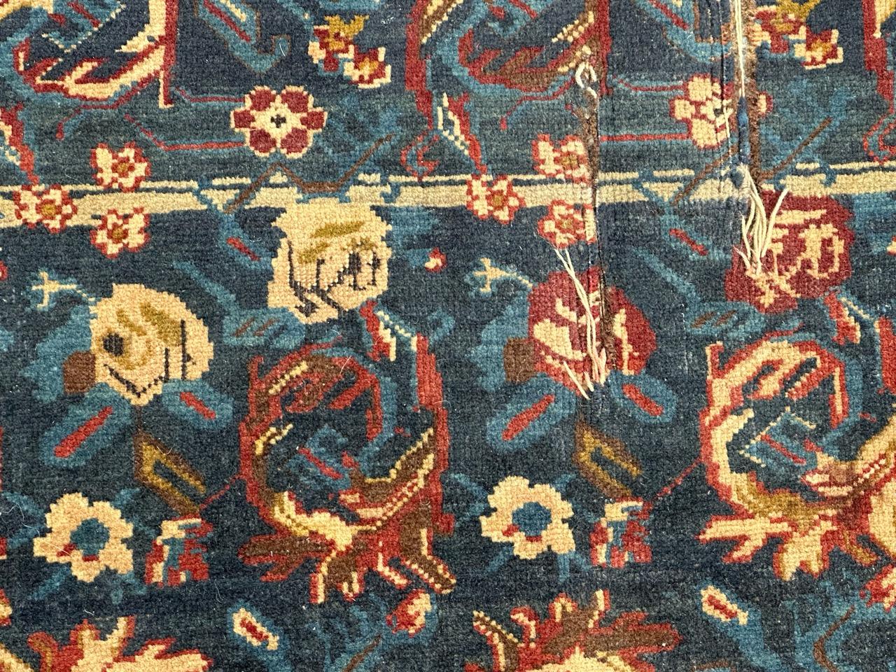 Hand-Knotted Bobyrug’s wonderful antique rare Caucasian Karabagh rug For Sale
