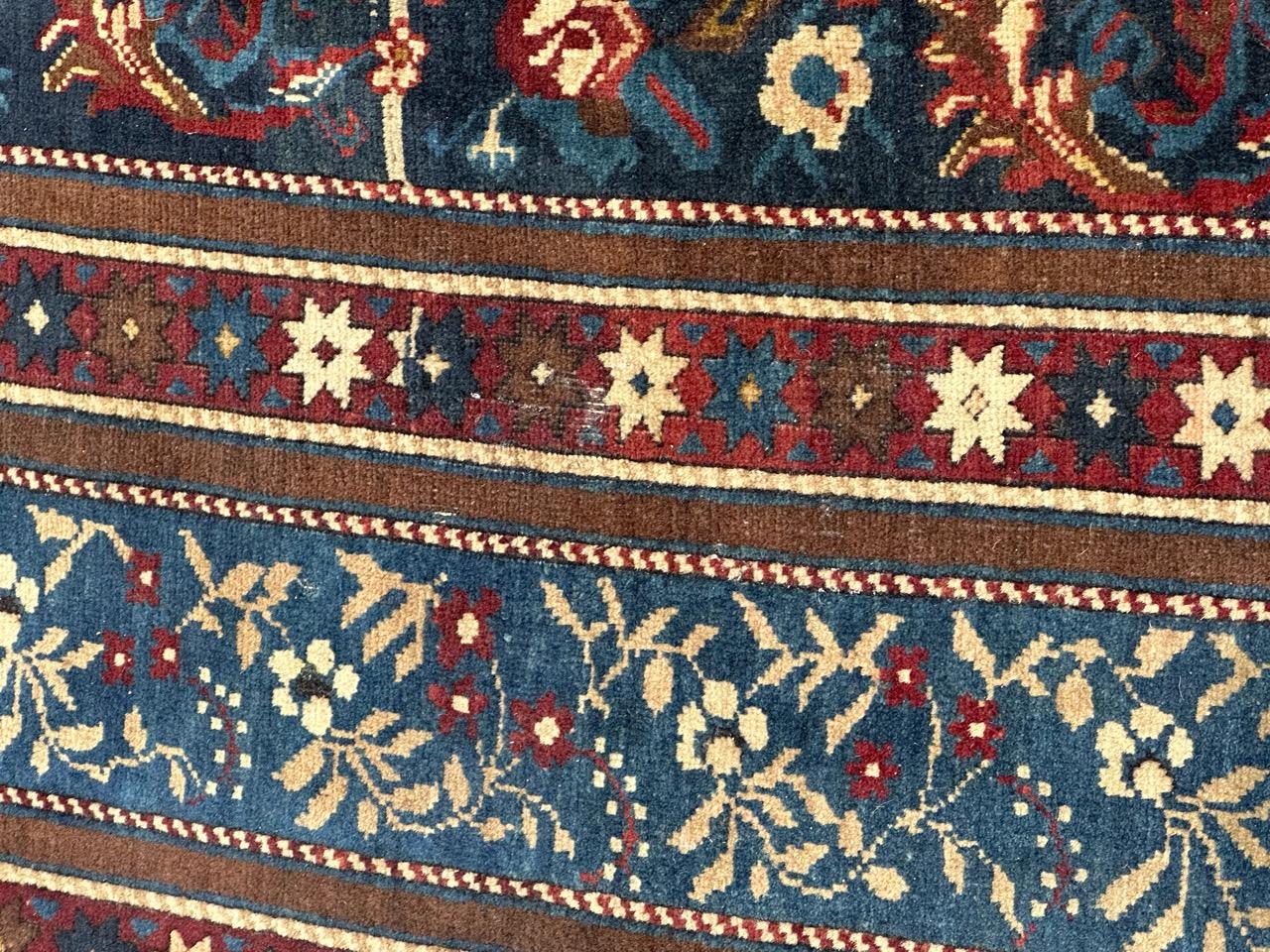 19th Century Bobyrug’s wonderful antique rare Caucasian Karabagh rug For Sale