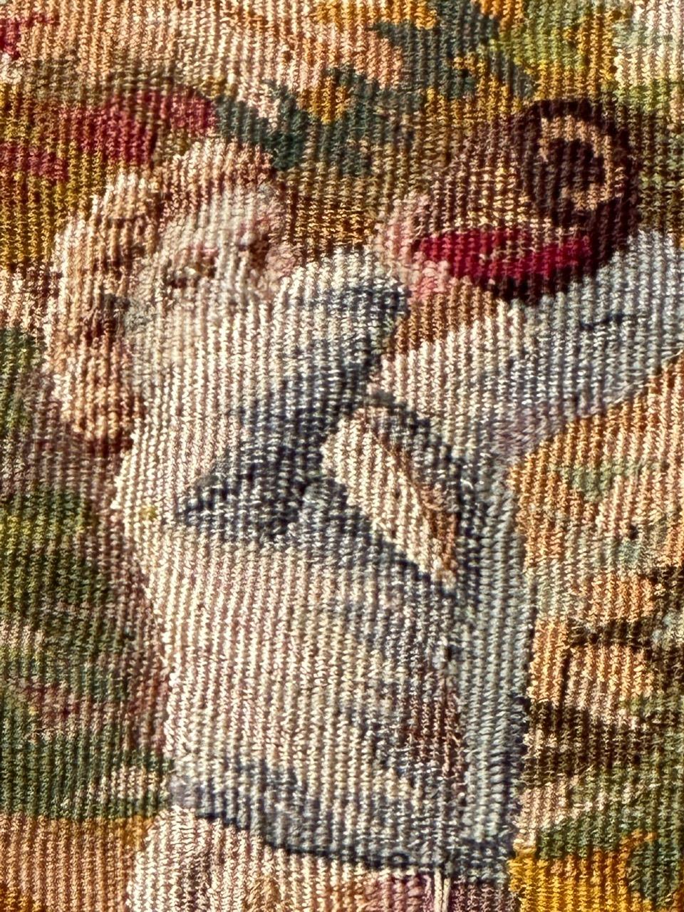 Bobyrug's Wonderful Fine Antique French Aubusson Tapestry (Tapisserie d'Aubusson française ancienne) en vente 4