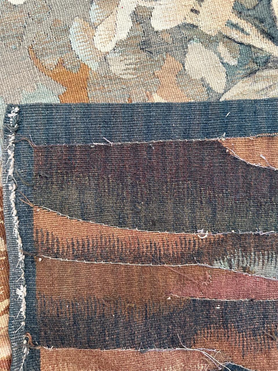 Bobyrug's Wonderful Fine Antique French Aubusson Tapestry (Tapisserie d'Aubusson française ancienne) en vente 12