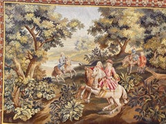 Maravilloso Tapiz Aubusson Francés Antiguo de Bobyrug