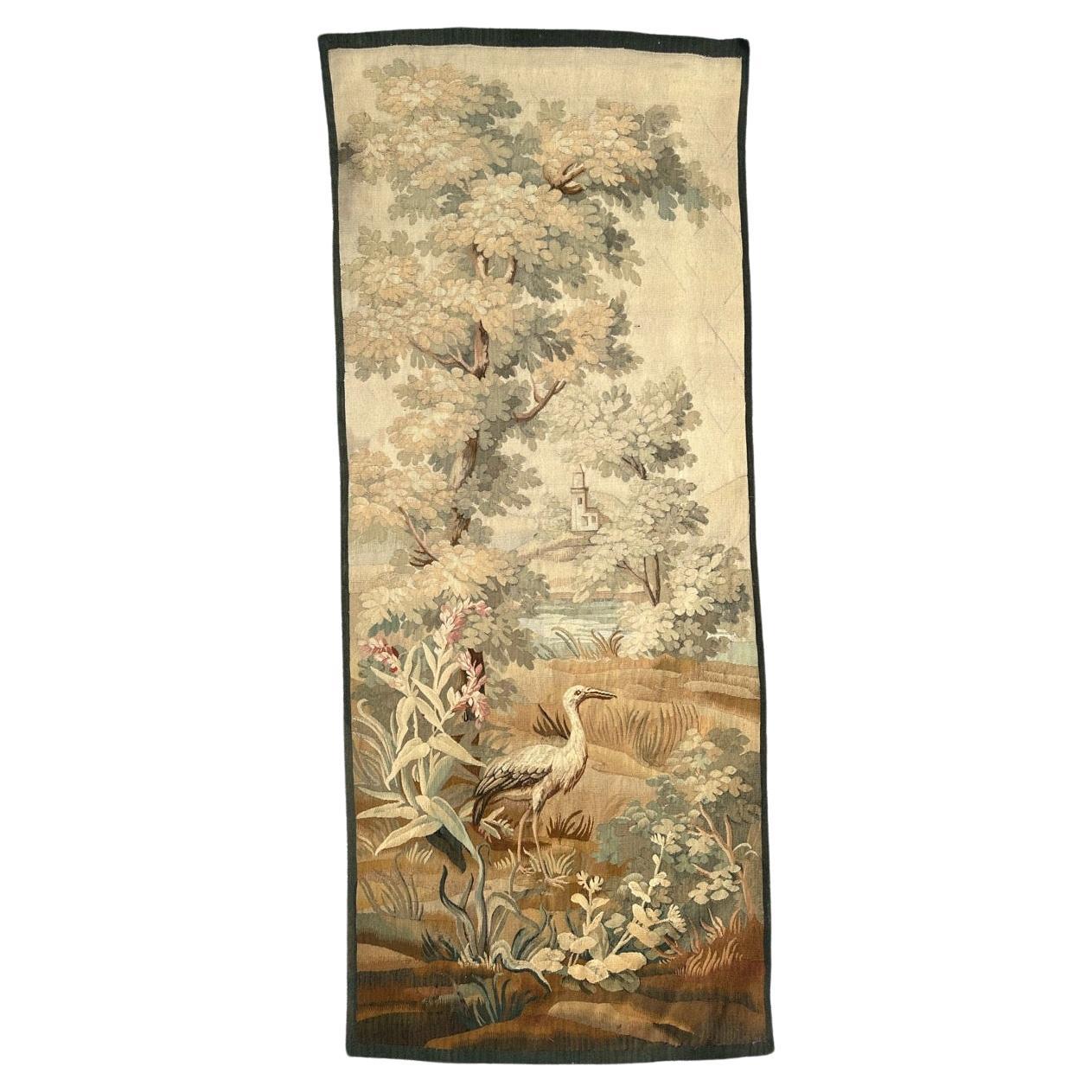 Bobyrug's Wonderful Fine Antique French Aubusson Tapestry (Tapisserie d'Aubusson française ancienne) en vente