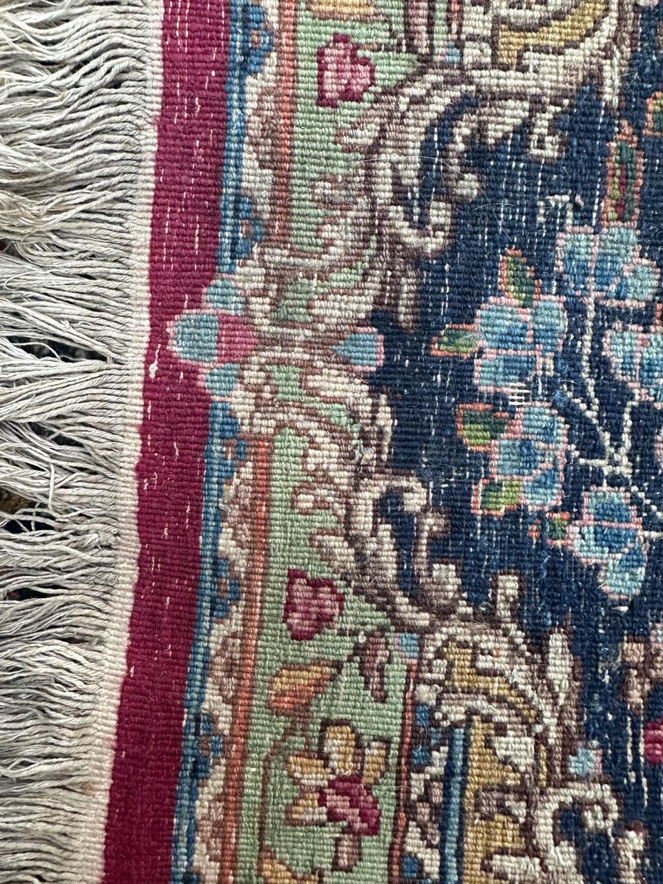 Bobyrug’s wonderful large floral design fine Kirman style rug  For Sale 13