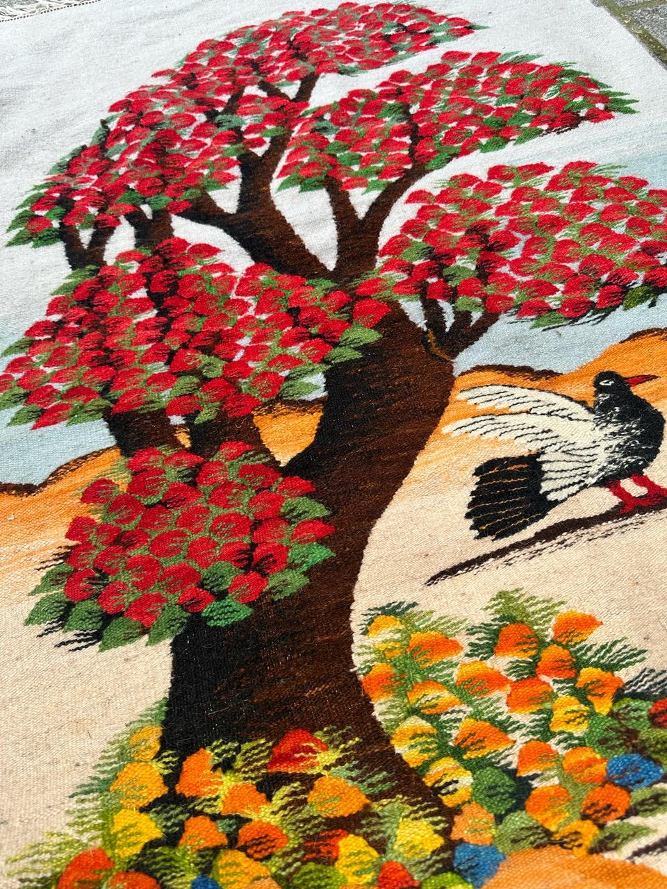 La merveilleuse tapisserie égyptienne vintage de Bobyrug en vente 5