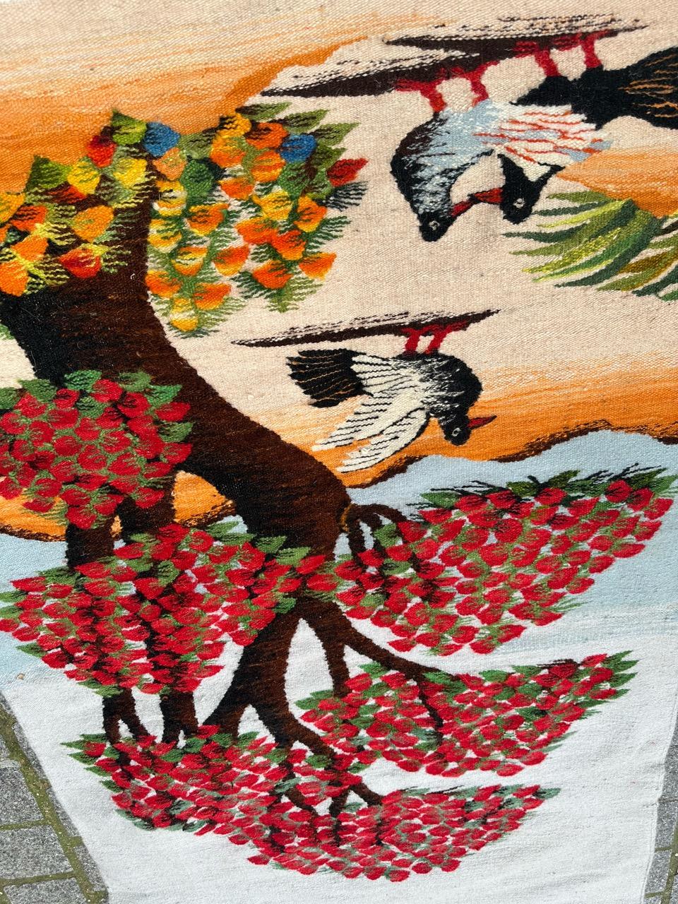 La merveilleuse tapisserie égyptienne vintage de Bobyrug en vente 6