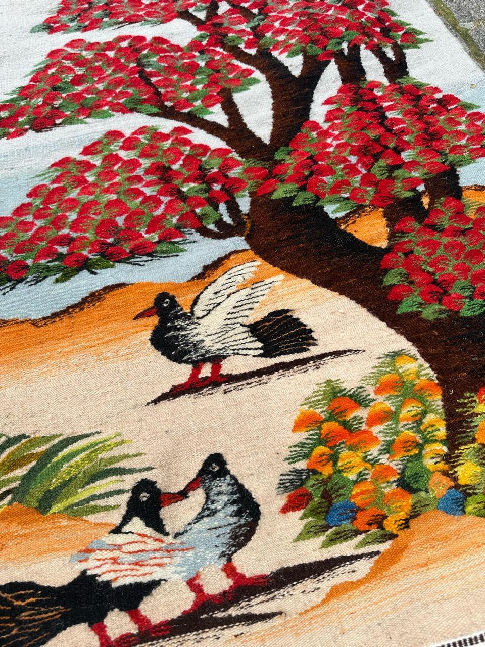 La merveilleuse tapisserie égyptienne vintage de Bobyrug en vente 8