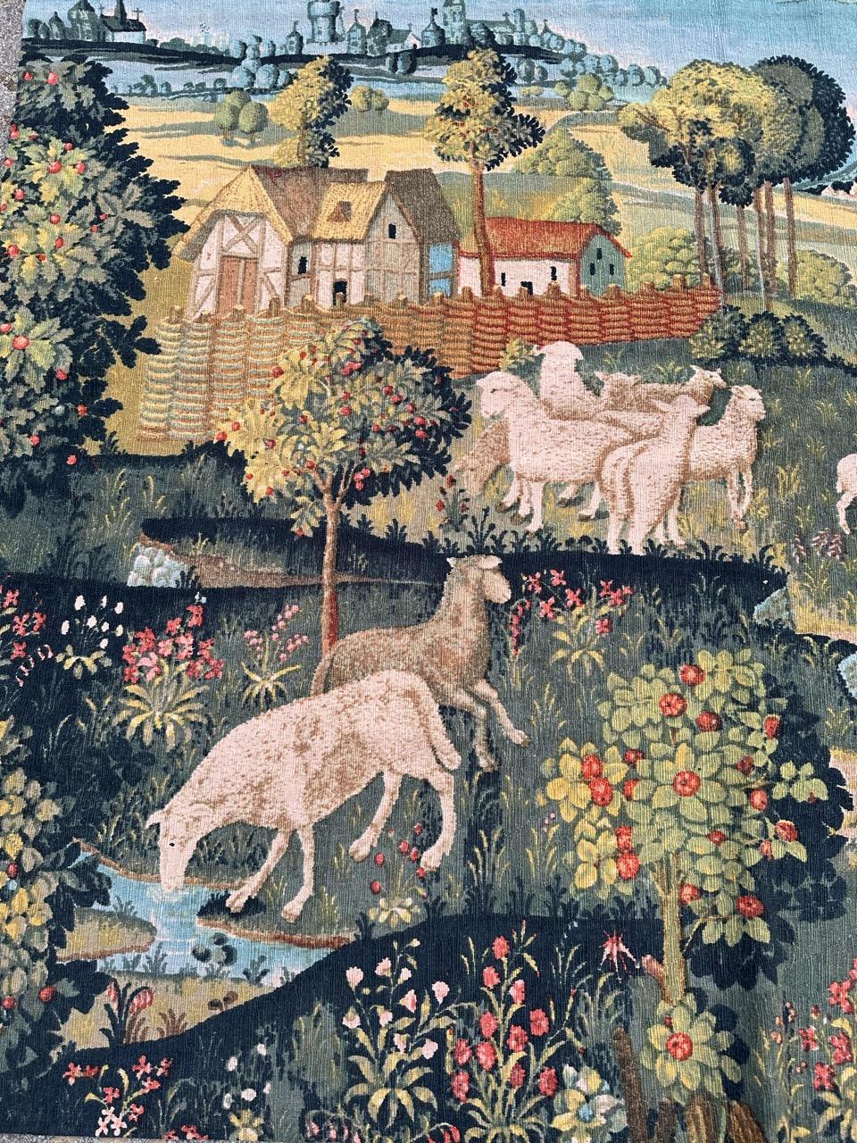 Aubusson Bobyrug’s wonderful vintage hand painted French tapestry 