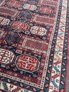 Bobyrug’s wonderful vintage Turkish shirvan design rug