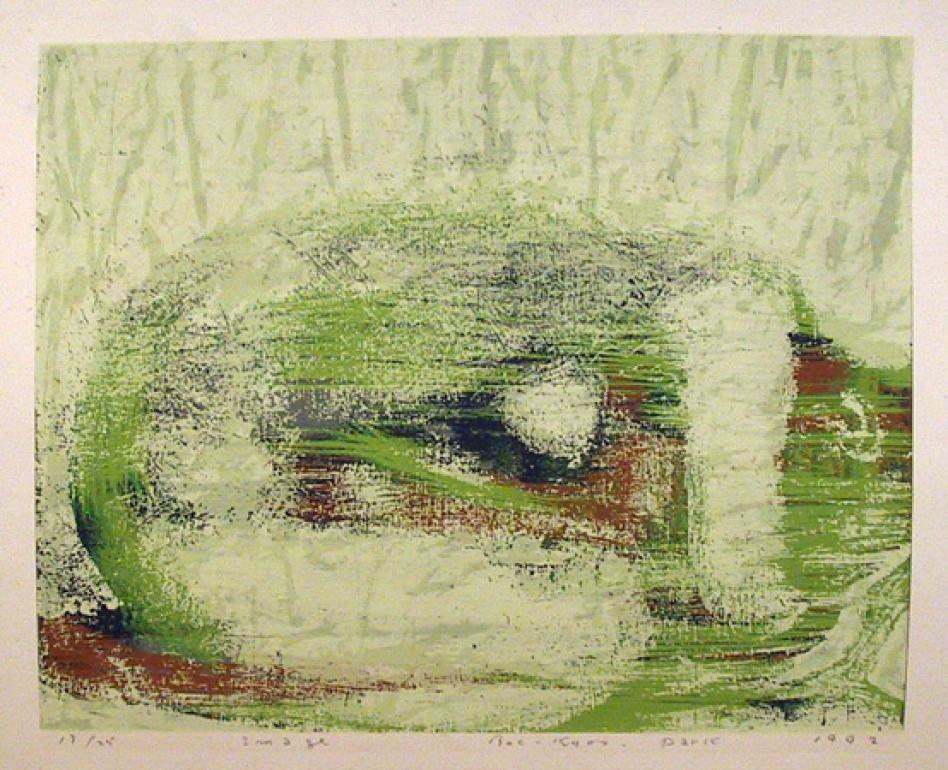 Image by Boc-Kyoo Park, Korean (1946)
Date: 1992
Aquatint Etching [Signed and Numbered in Pencil]
Edition of 13/25
Size: 22 in. x 30 in. (55.88 cm x 76.2 cm)