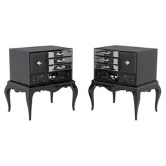 Boca do Lobo "Brooklyn" Bedside Cabinets, Pair