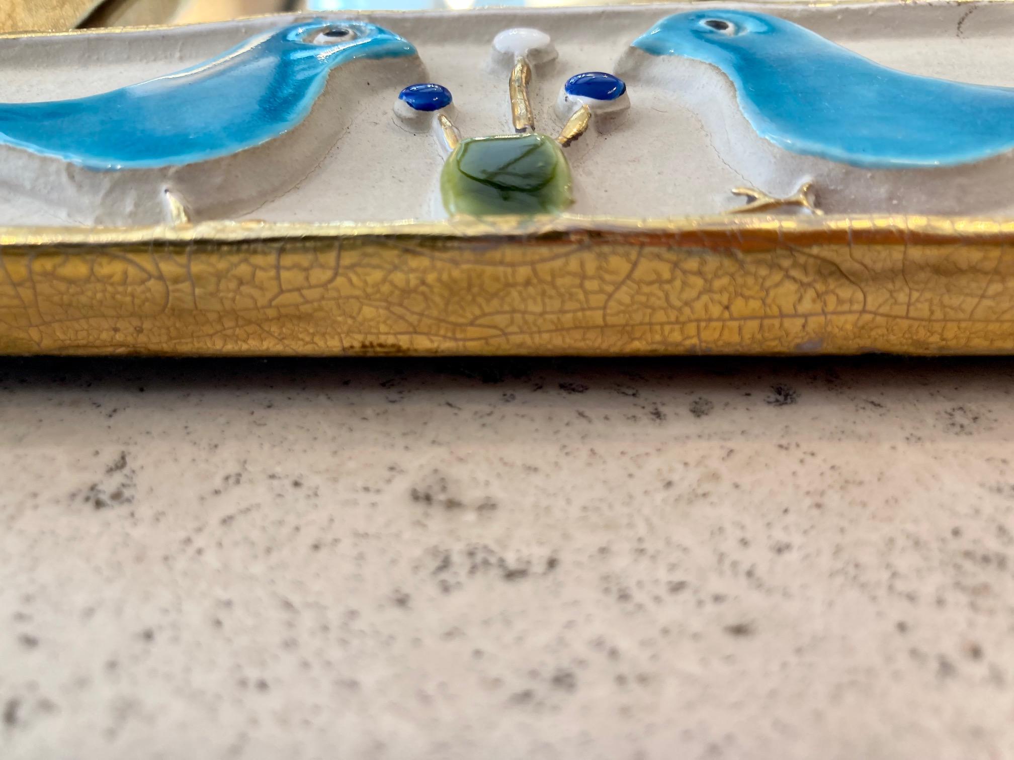 Miroir en céramique 
