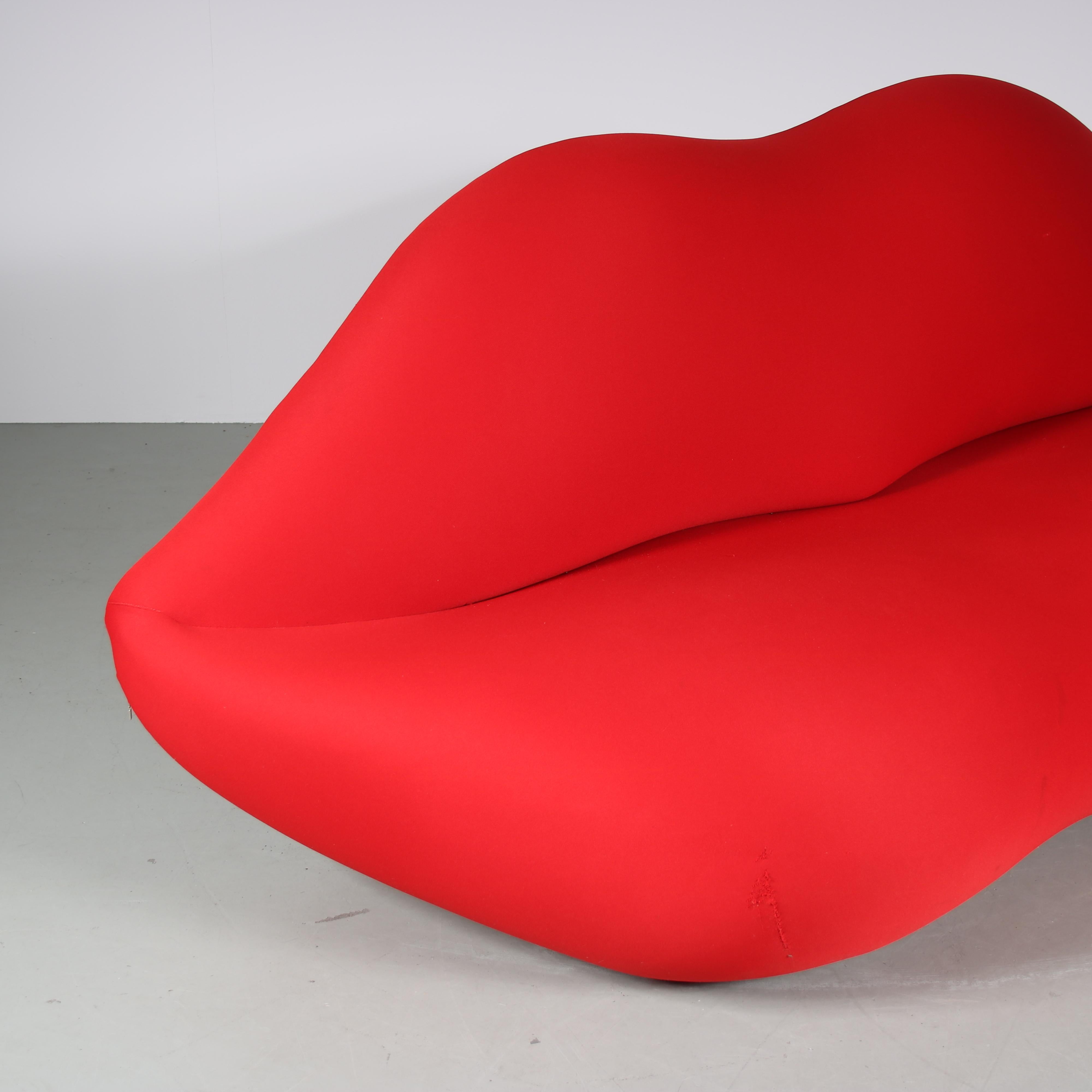 “Bocca” Sofa by Studio 65 for Edra, Italy, 1999 For Sale 4