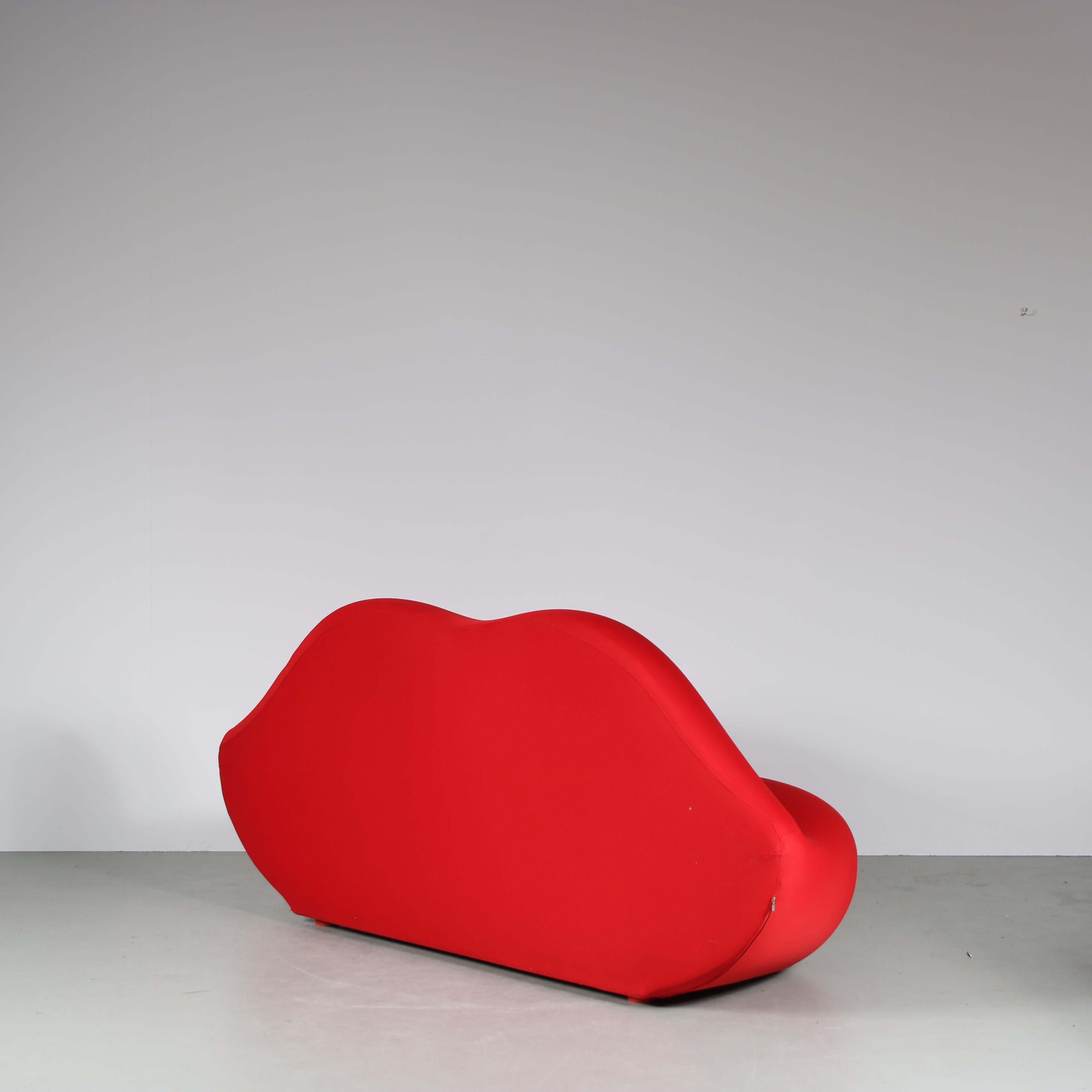 “Bocca” Sofa by Studio 65 for Edra, Italy, 1999 For Sale 1