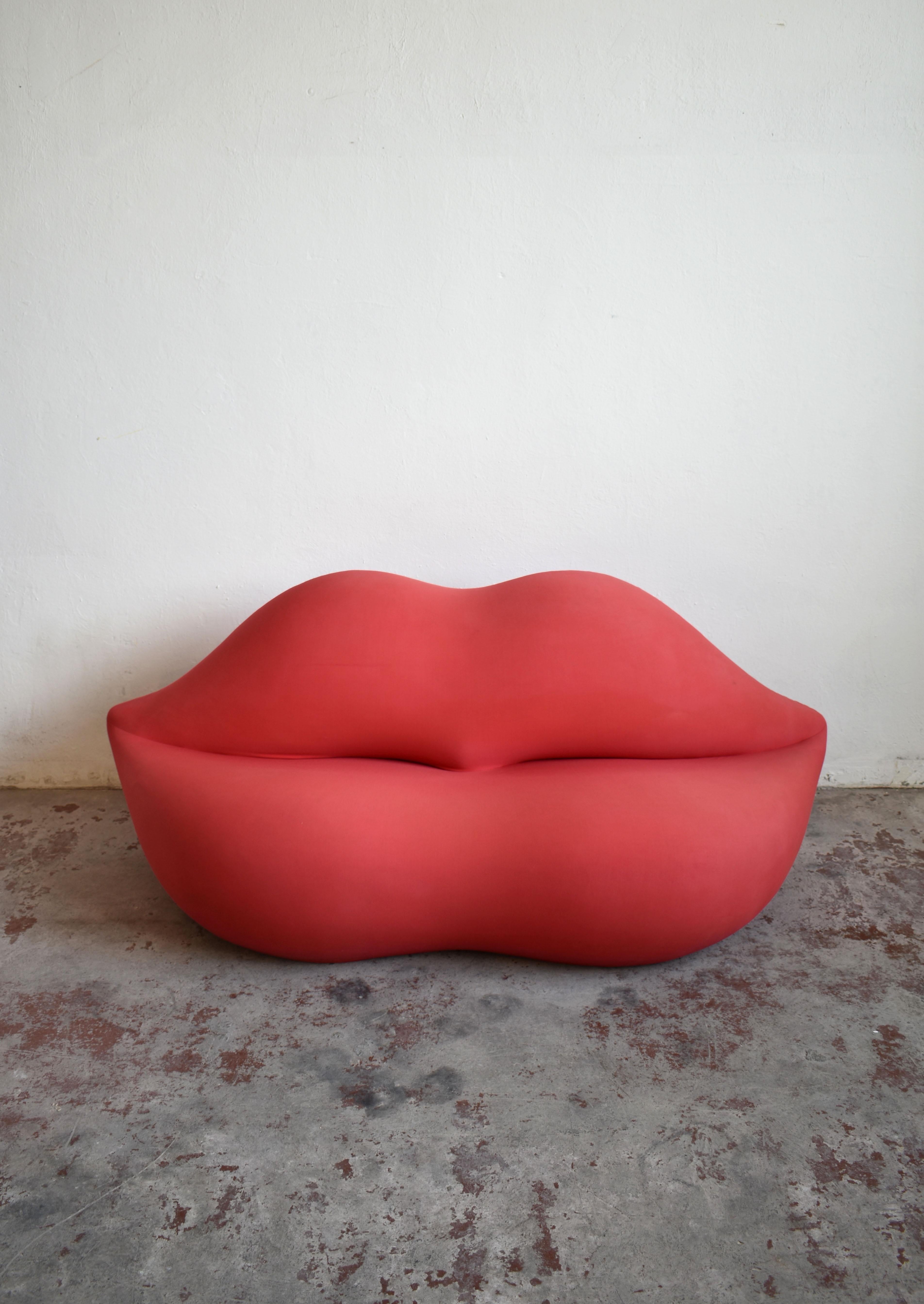 Bocca Sofa by Studio 65 for Gufram, Iconic Pop Art Radical Design, Italy, 1980s 3