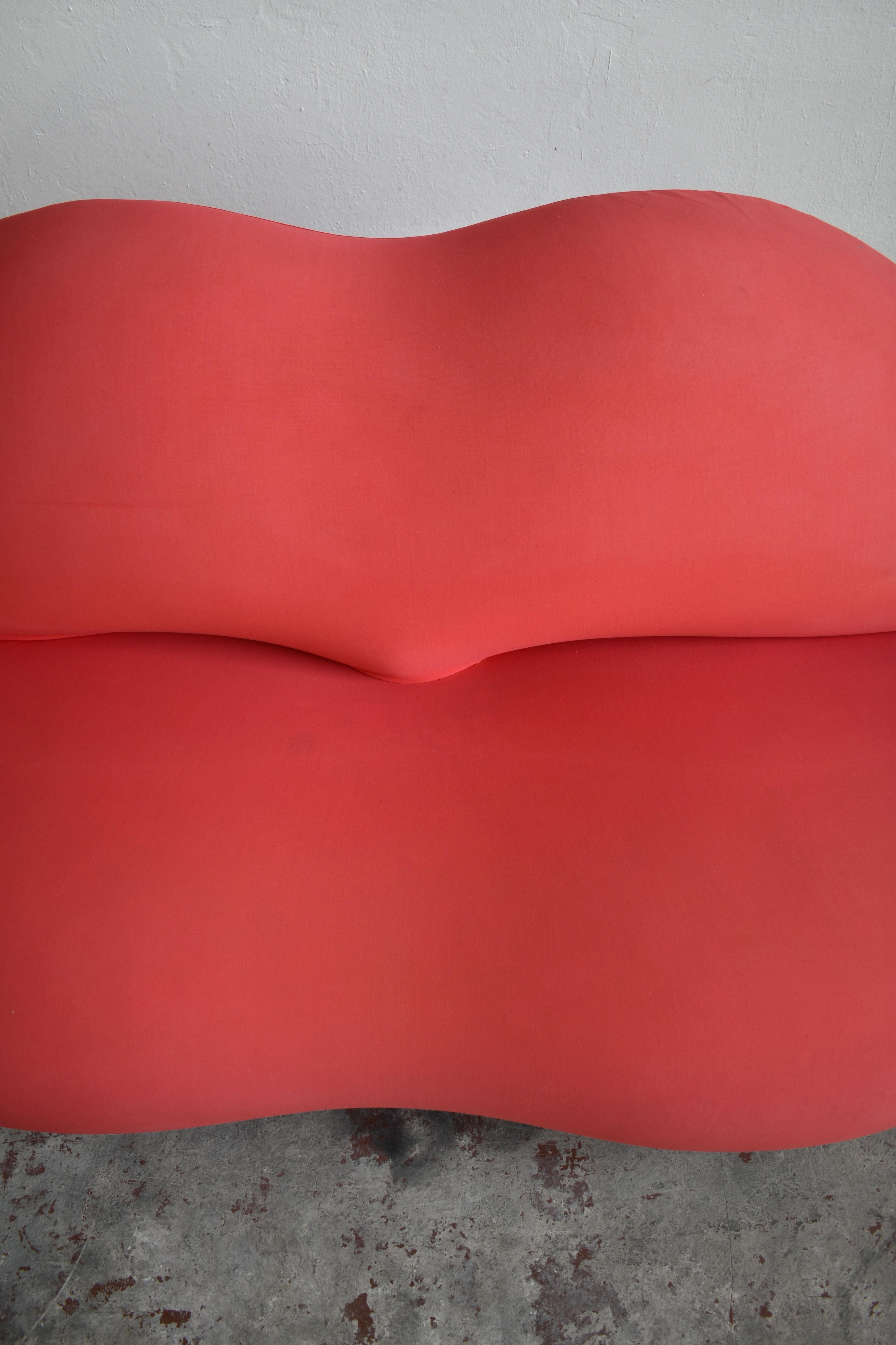 20th Century Bocca Sofa by Studio 65 for Gufram, Iconic Pop Art Radical Design, Italy, 1980s