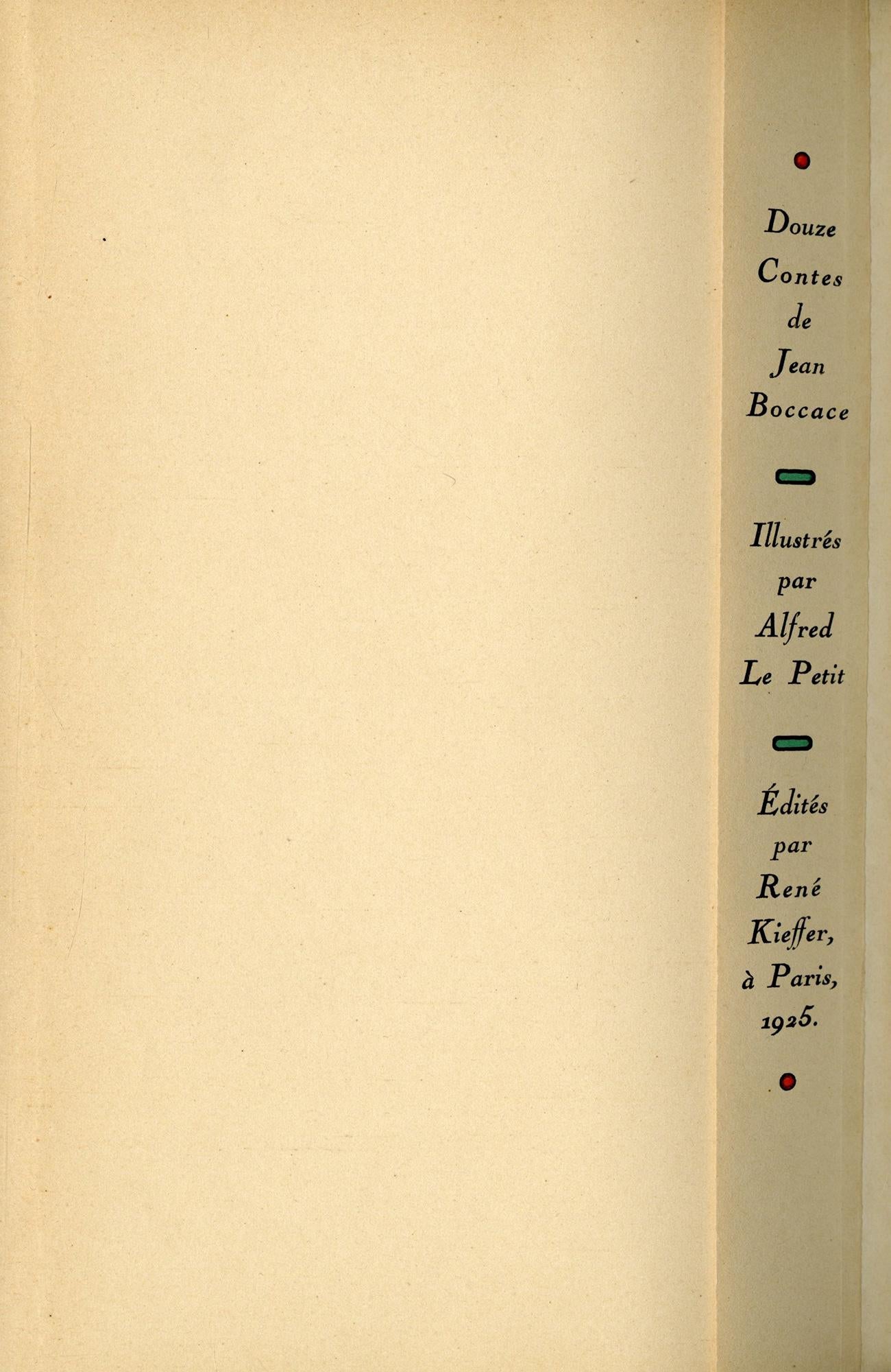 Boccaccio - Douze nouvelles de Messire Jean Boccace Seigneur Florentin im Angebot 8