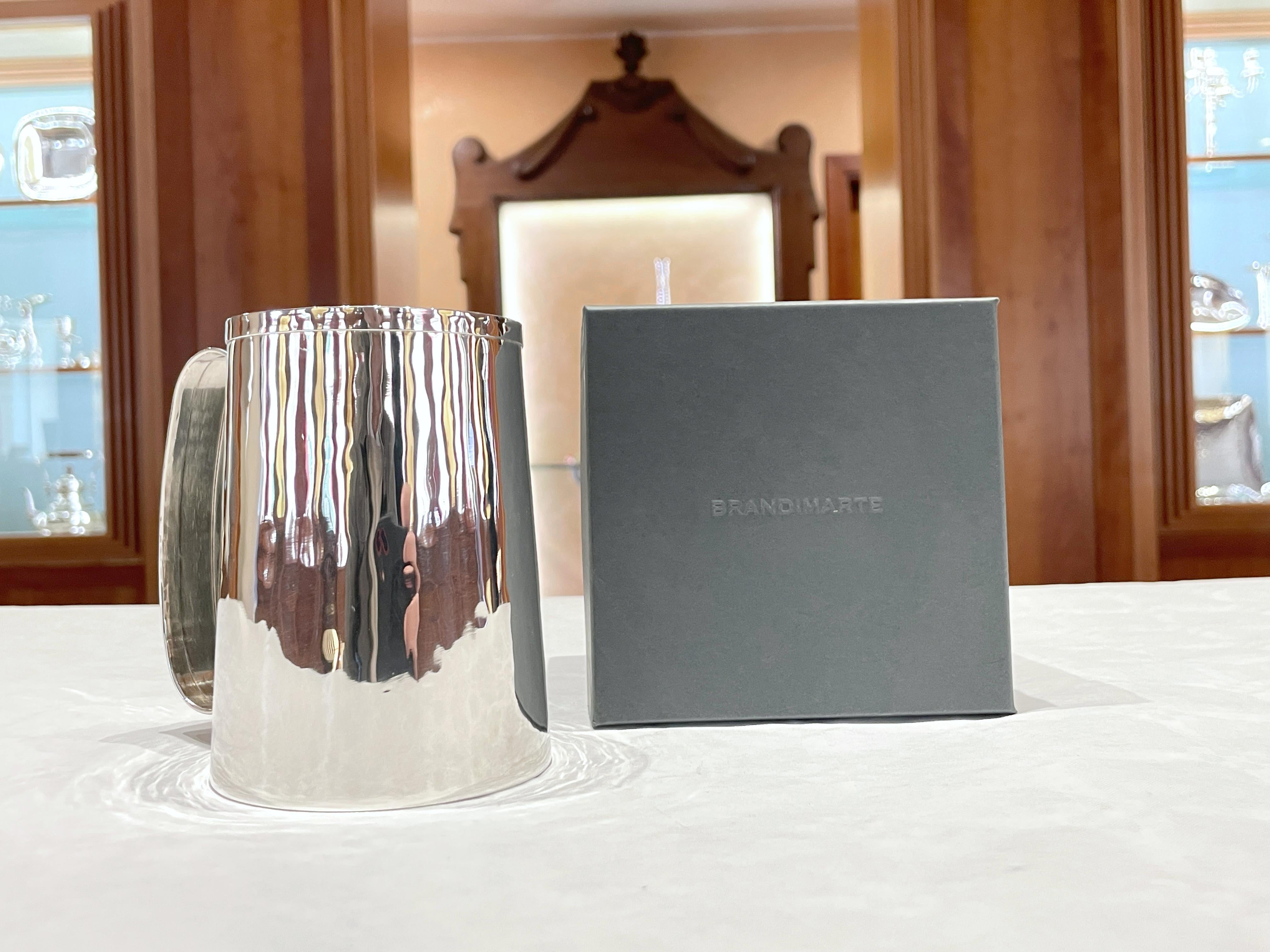 Brandimarte 925 sterling silver beer mug For Sale 8