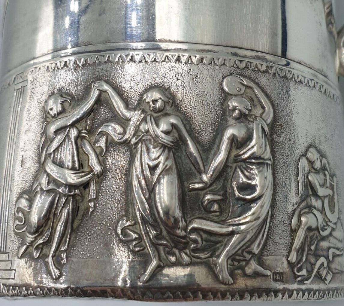 Russe Empire Ancienne tasse russe en argent 875 année 1825 fabriquée à Saint-Pétersbourg