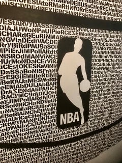 Spalding - die besten Basketballspieler aller Zeiten, Schwarz-Weiß-Gemälde