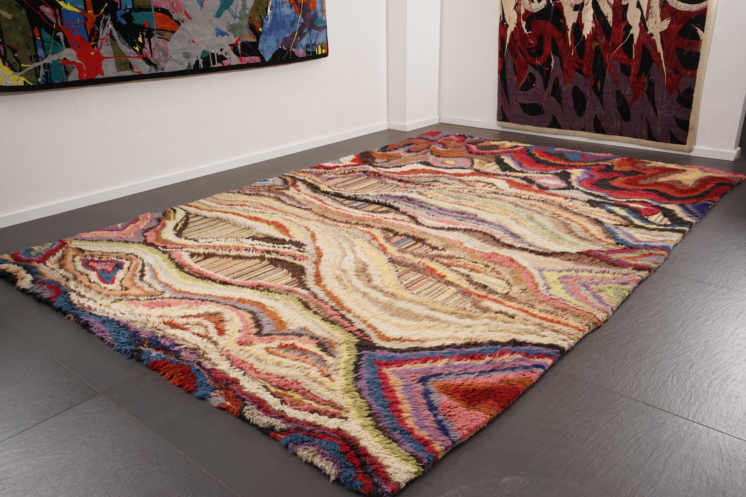 Boccara hand knotted Artistic rug - 