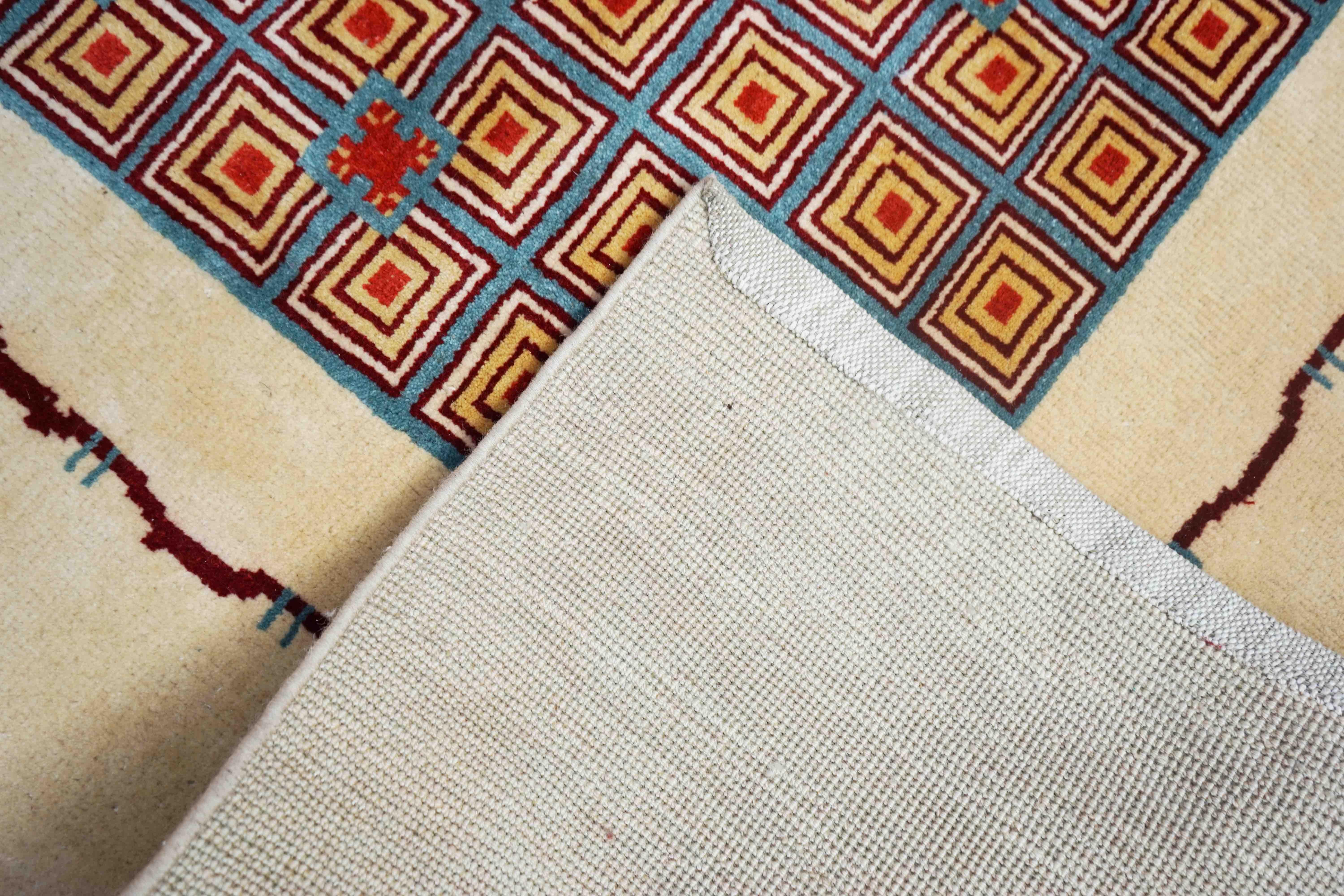Artistic Rug von Boccara, afrikanisch inspiriertes Design (Wolle) im Angebot