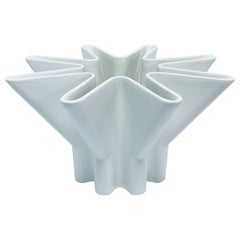Boccato Gigante Zambusi Archietti White Ceramic Vase 087 for Sicart