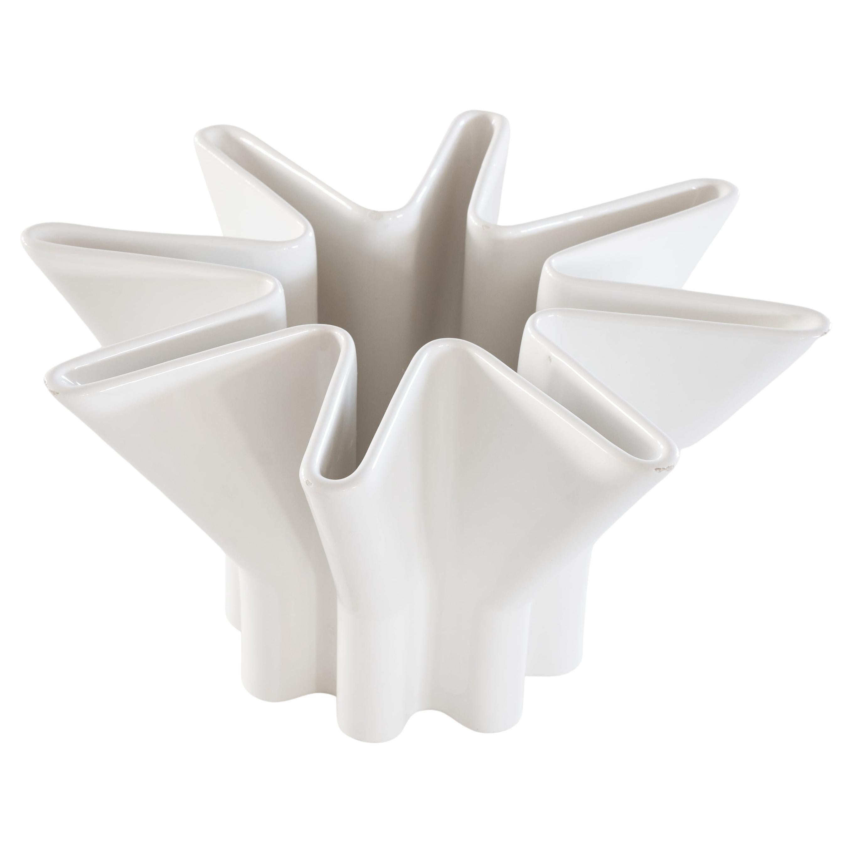 Boccato, Gigante & Zambusi Post-Modern Ceramic Vase for Sicart Italy For Sale