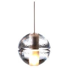 Lampe à suspension en verre d'art transparent Bocci 14,1, moderne organique, Canada