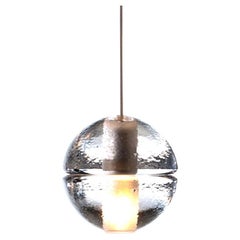 Bocci 14.1 Clear Single Art Glass Pendant Light Fixture, Organic Modern, Canada