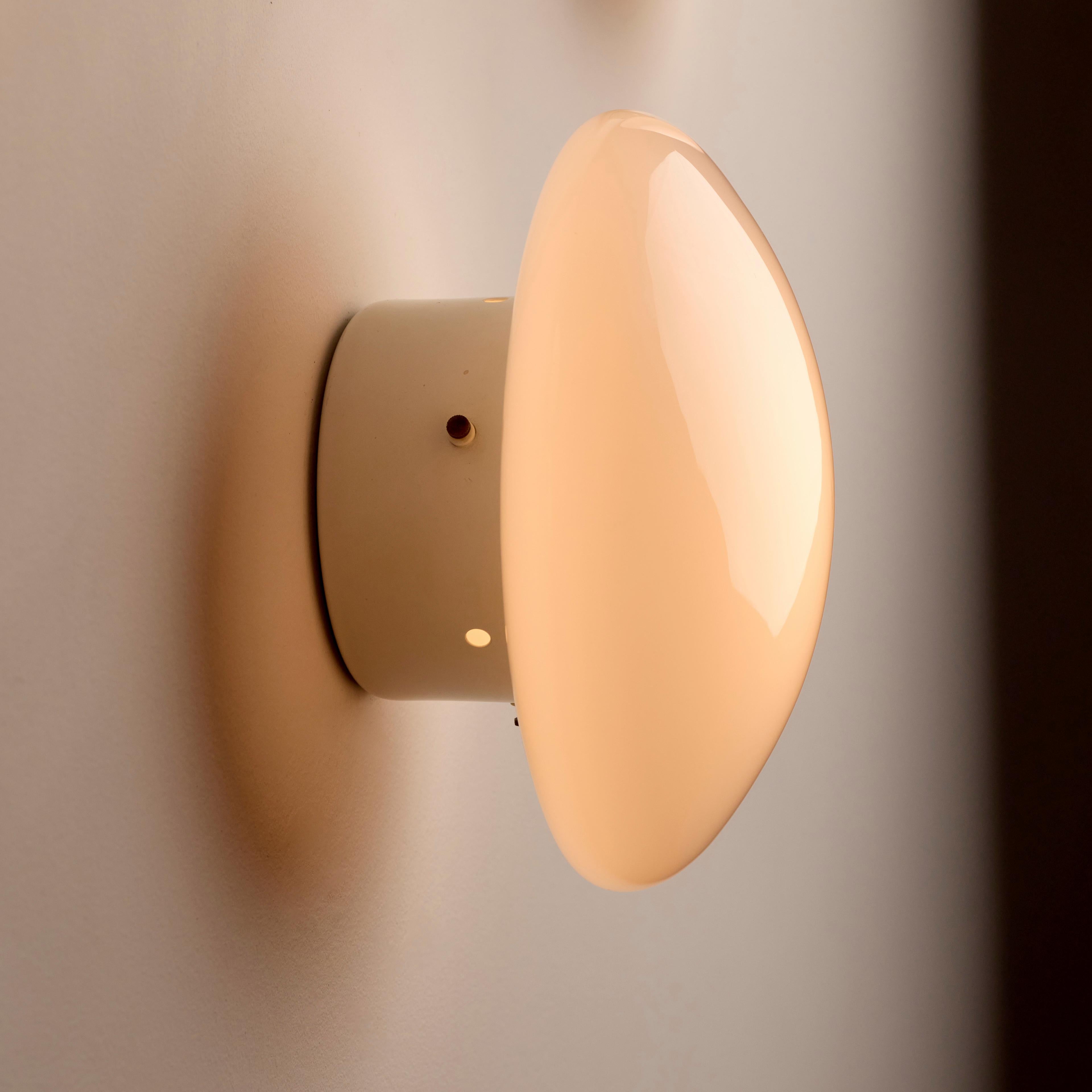 Enameled Single 'Boccio 25' Wall or Ceiling Light by Sergio Mazza for Quattrifolio