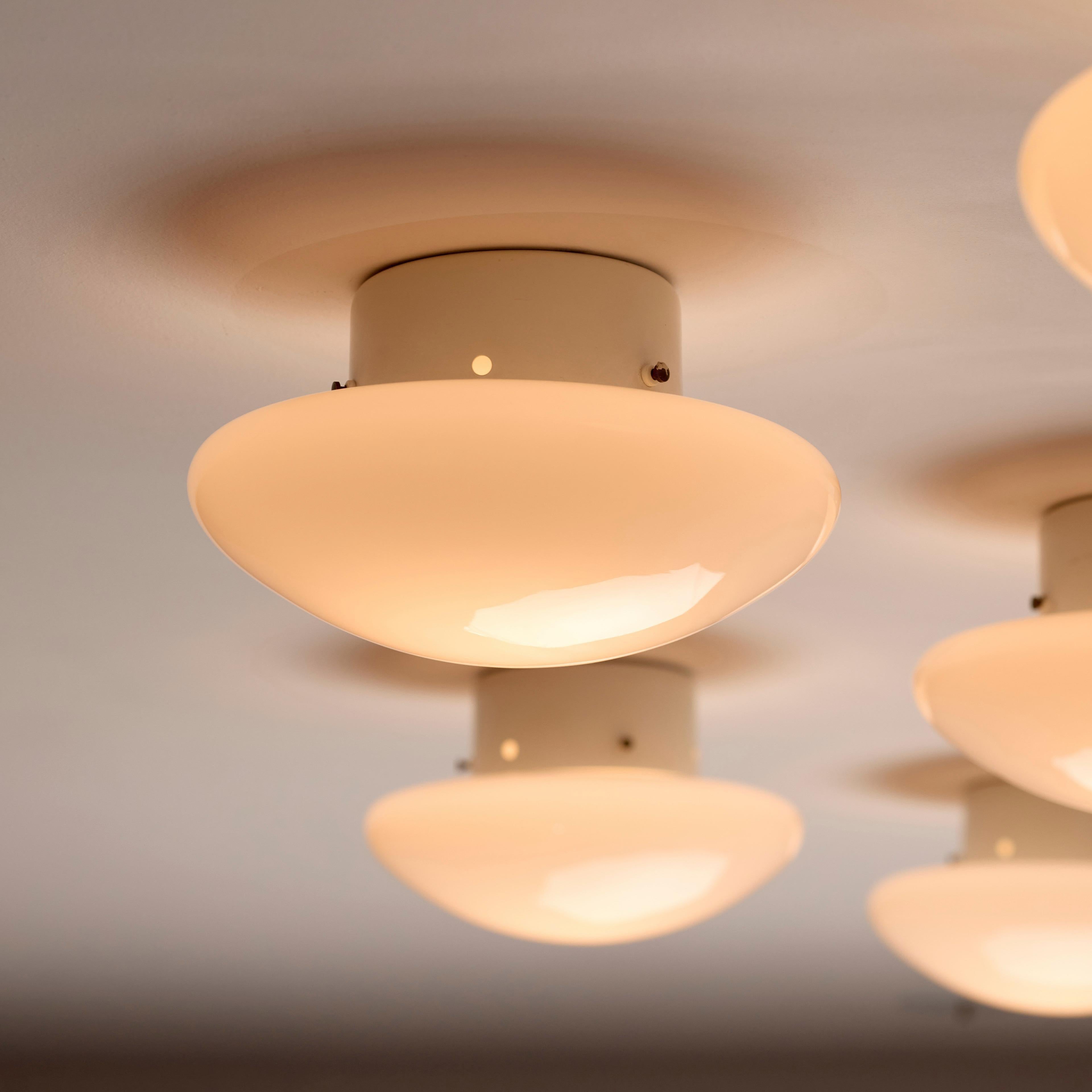 Aluminum Single 'Boccio 25' Wall or Ceiling Light by Sergio Mazza for Quattrifolio
