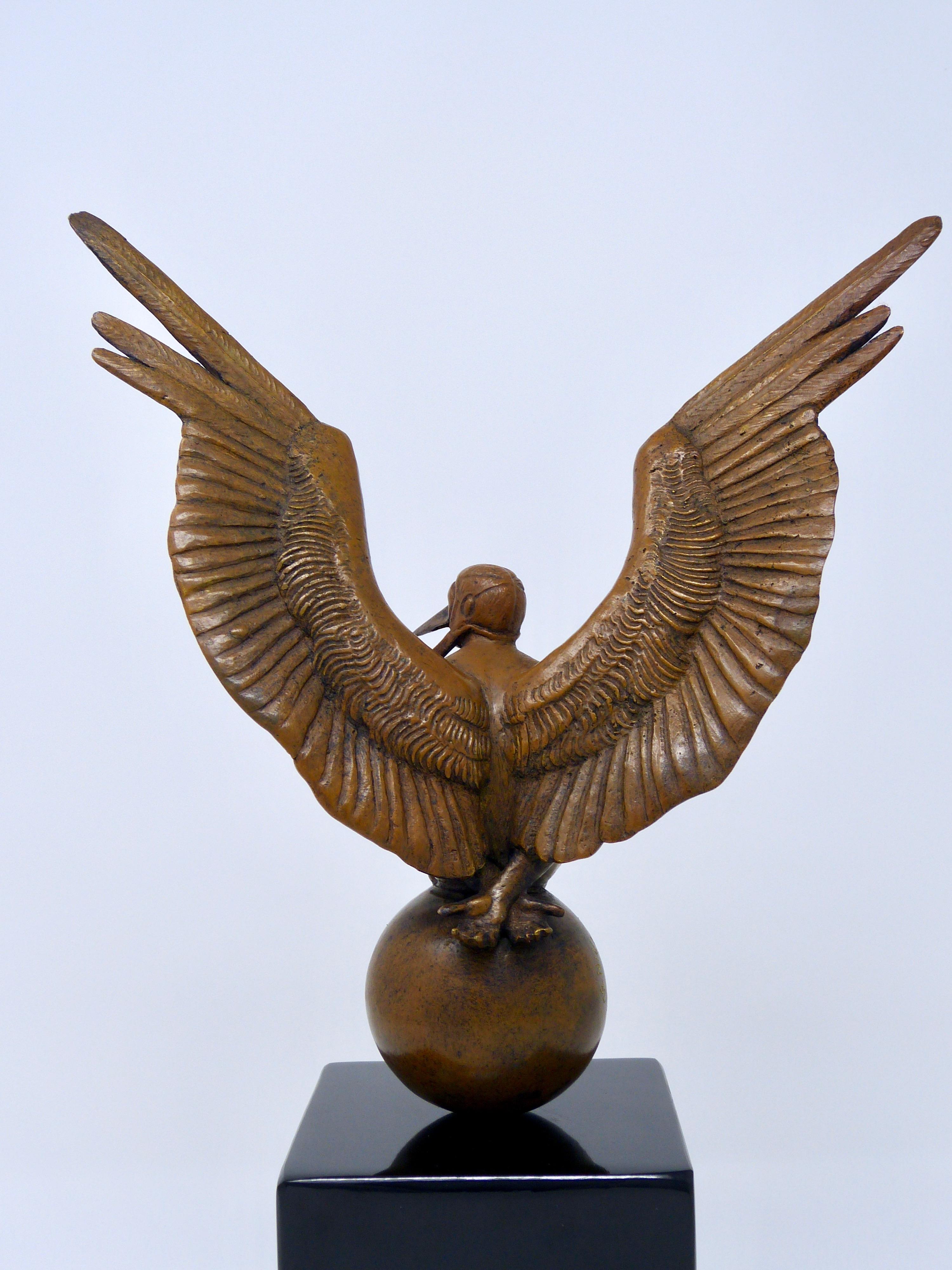 Modern Boceto Bernardo Oriental Bronze Sculpture by Jorge Marin, 2016 For Sale