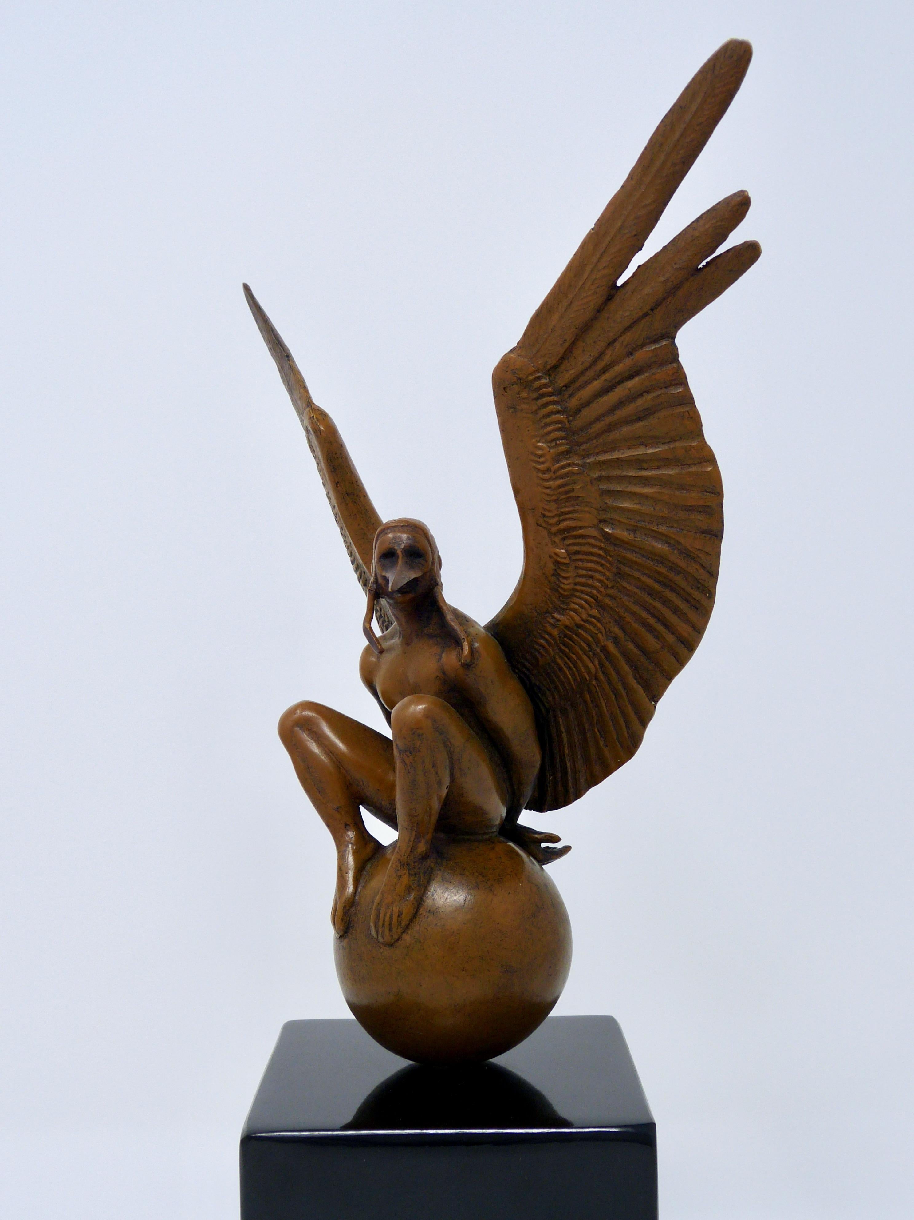 Mexican Boceto Bernardo Oriental Bronze Sculpture by Jorge Marin, 2016 For Sale