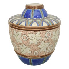 Boch Ceramic Jug Vase by Chevalier