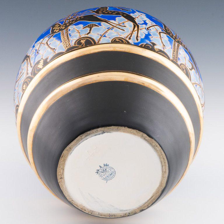 Vaso in terracotta Boch Freres di Raymond Chevalier (1900-1959) in vendita 1