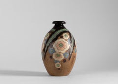 Boch Frères Keramis, Art Deco Vase, Belgium, circa 1928