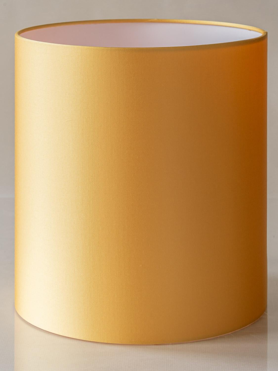 Boch Frères Keramis Table Lamps (1872-1900) with New Yellow Satin Shades, Pair 3