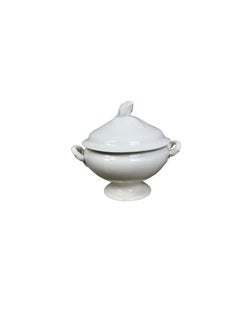 Boch La Louviere Belgian Soup Tureen with Tulip Handle