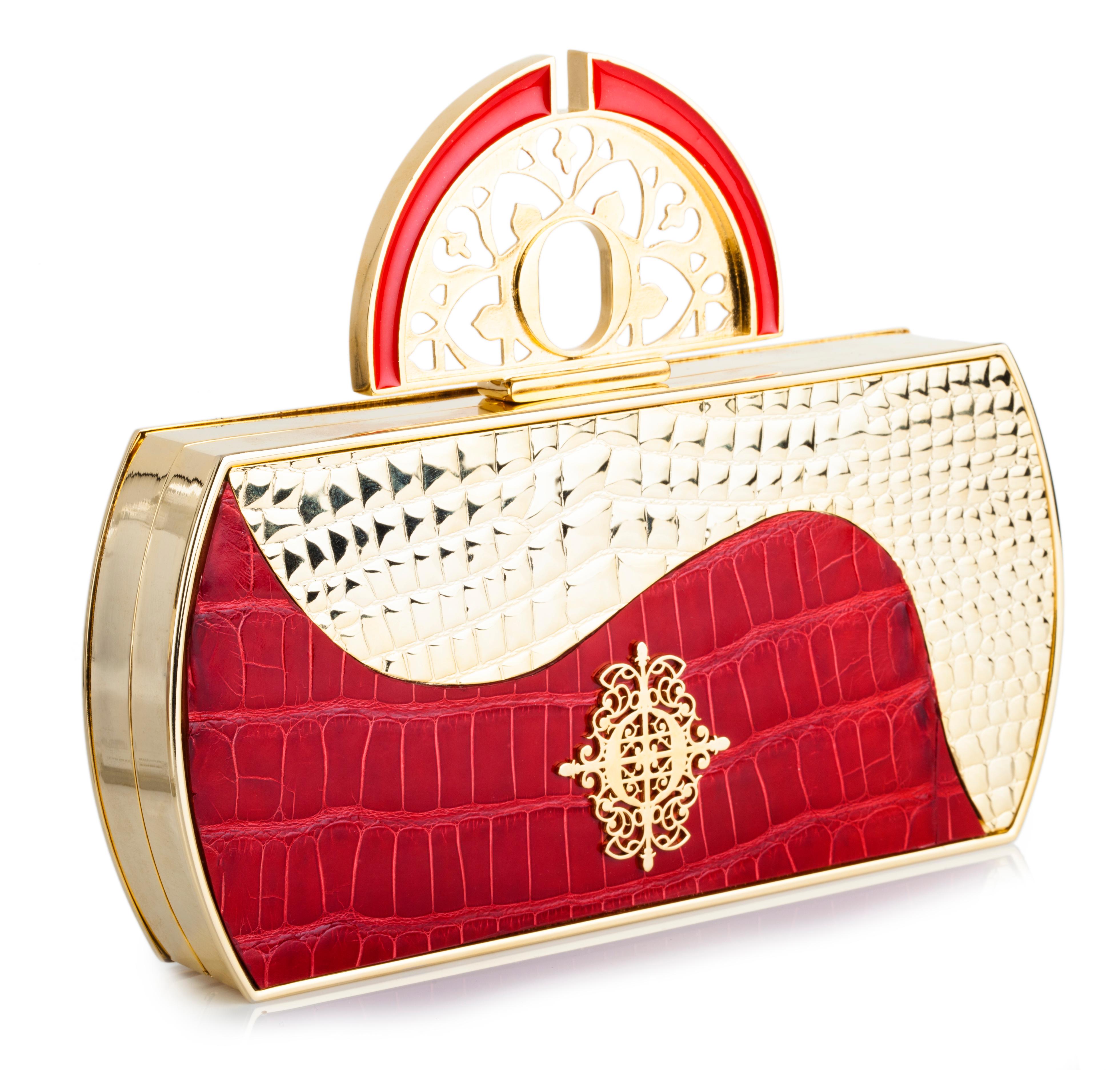 Bochic “Alicia” Limited Edition Jeweled Clutch For Sale 5