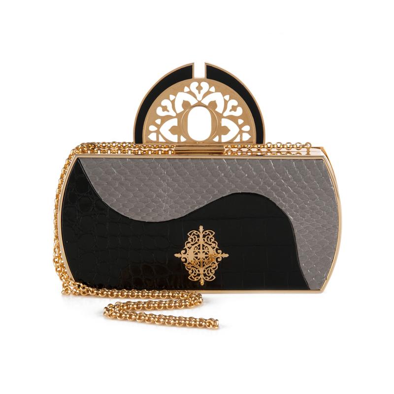 Bochic “Alicia” Limited Edition Jeweled Clutch For Sale 4