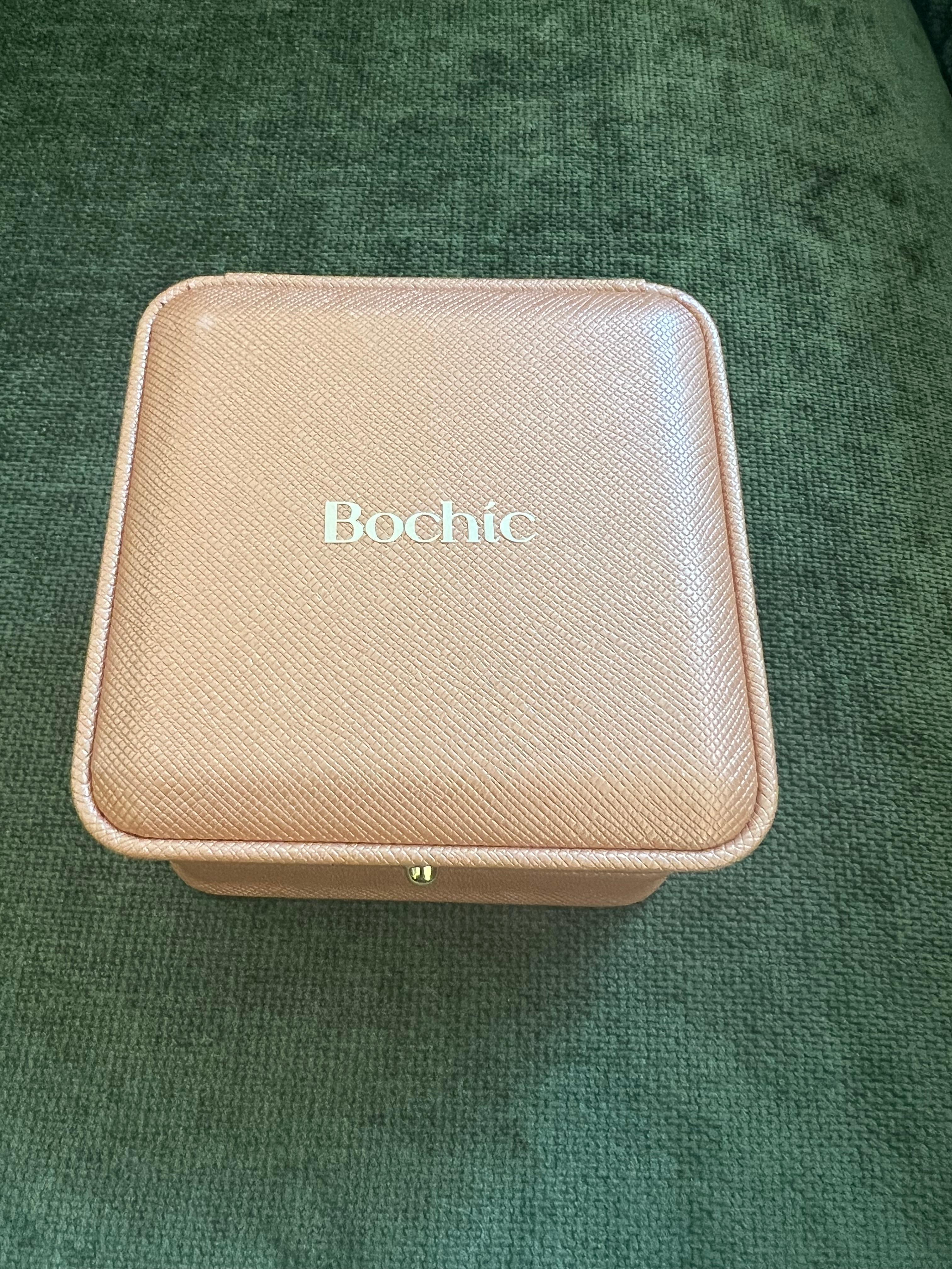 Bochic Capri Rosa Quarz, Peridot & Achat Armband Set in 18K Gold & Silber im Angebot 1