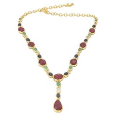 Ruby Drop Necklaces