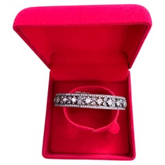 Bochic “Capri” Vintage Multi Rose Cut Diamond Bang -Set 18K Gold & Silver
