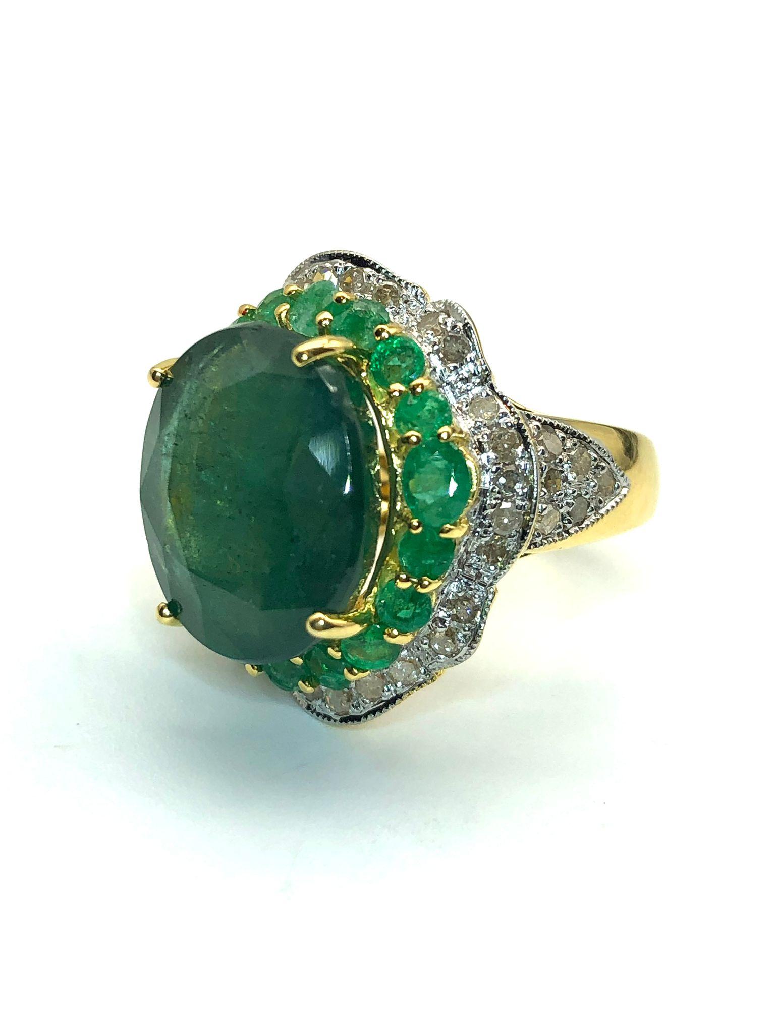 Taglio a rosa Anello Bochic 