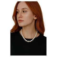 Set di collane con perle e gemme multiple vintage di Bochic "Capri" in 18K e A. Silver