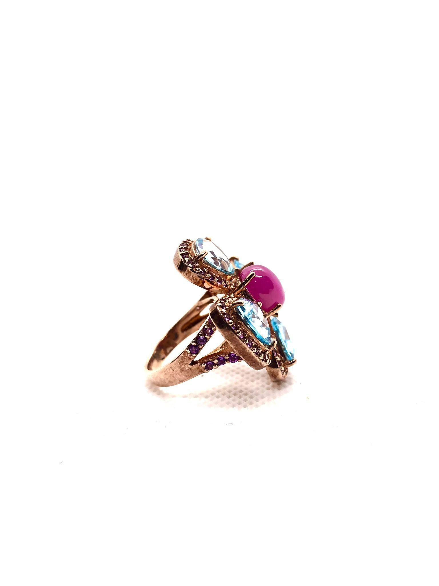 Taglio brillante Anello Bochic 
