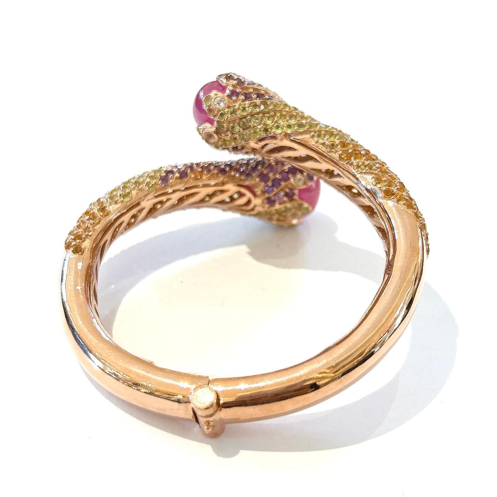 Bochic “capri” Vintage Ruby< Sapphire & Multi Gem… - image 4