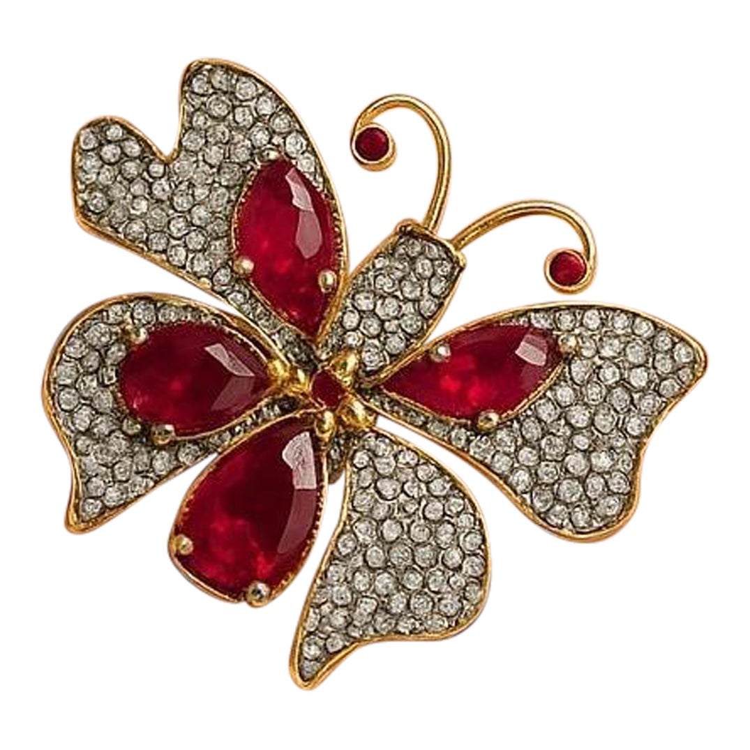 Bochic "Capri" Vintage Rubin
Topas Schmetterling Ring Set in 18K Gold
Silber