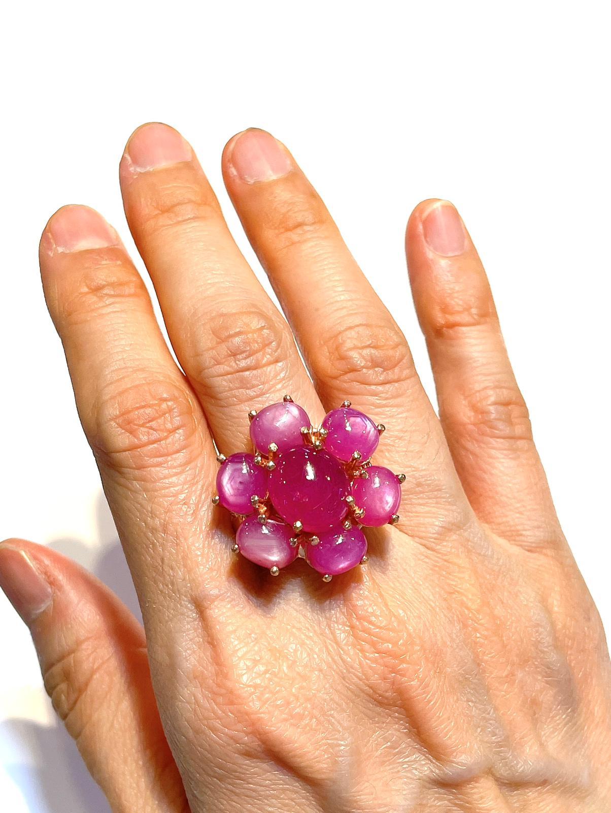 Anillo de cóctel grande Bochic 