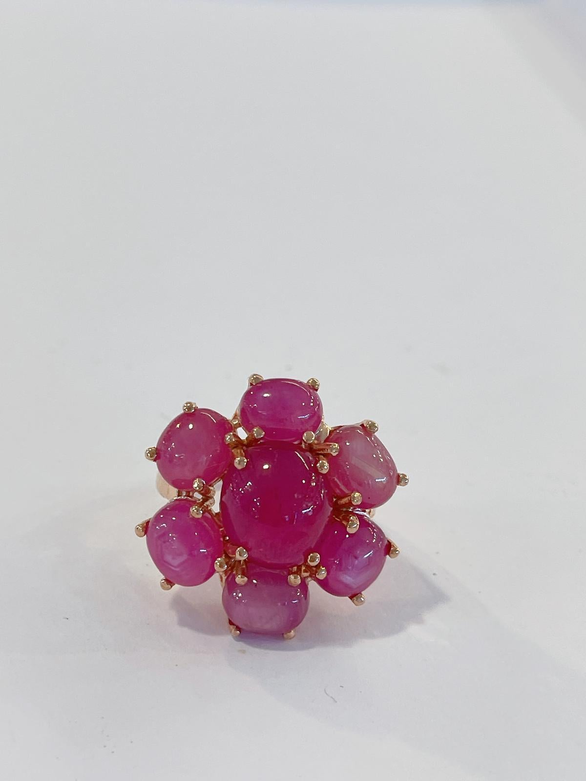 De las mujeres Anillo de cóctel grande Bochic 